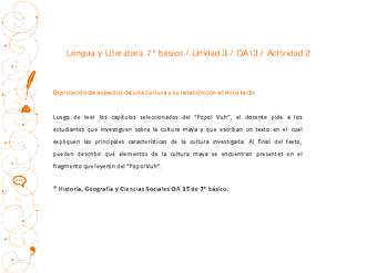 Lengua y Literatura 7° básico-Unidad 3-OA13-Actividad 2
