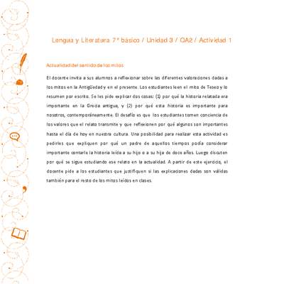 Lengua y Literatura 7° básico-Unidad 3-OA2-Actividad 1