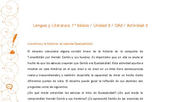 Lengua y Literatura 7° básico-Unidad 3-OA2-Actividad 2