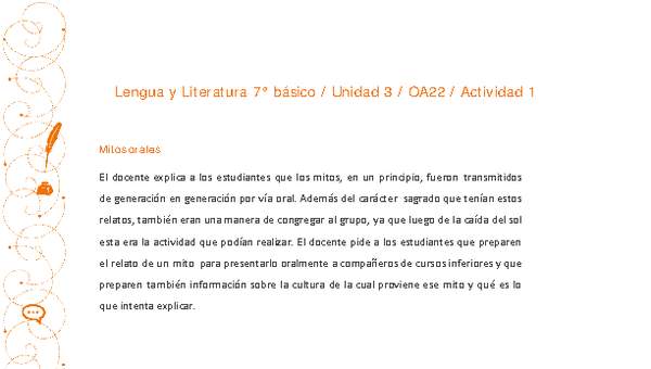 Lengua y Literatura 7° básico-Unidad 3-OA22-Actividad 1