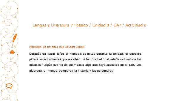 Lengua y Literatura 7° básico-Unidad 3-OA7-Actividad 2