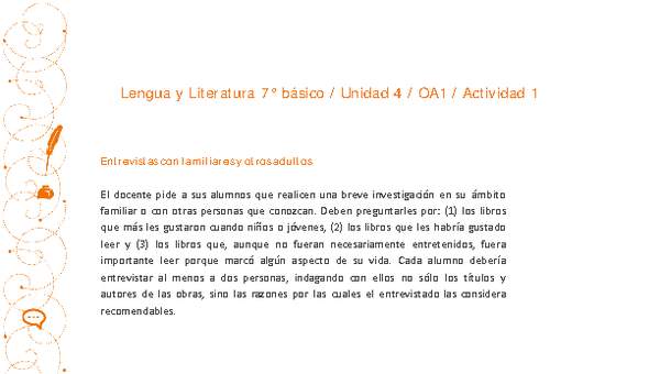 Lengua y Literatura 7° básico-Unidad 4-OA1-Actividad 1