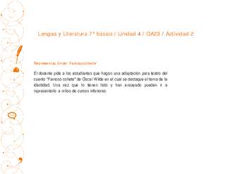 Lengua y Literatura 7° básico-Unidad 4-OA23-Actividad 2