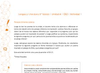 Lengua y Literatura 8° básico-Unidad 4-OA2-Actividad 1