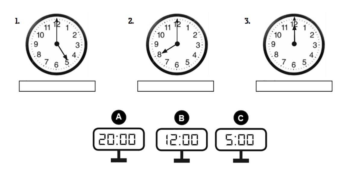 Ejercicio tipos de reloj