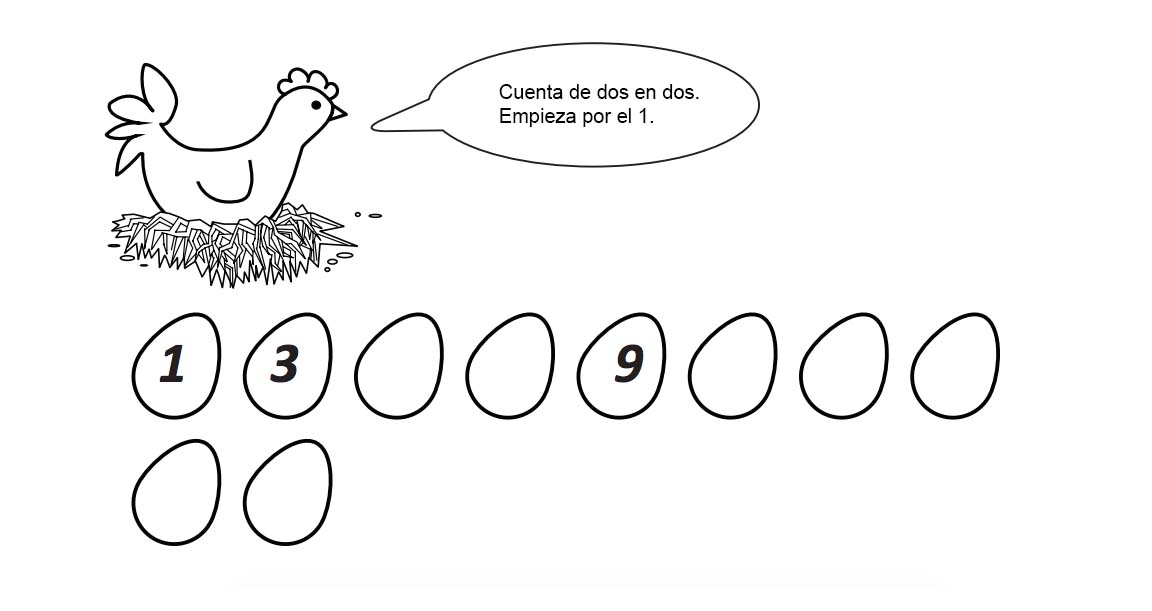 Ejercicio contando huevos Ejercicio contando huevos