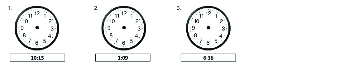 Ejercicio marcar la hora