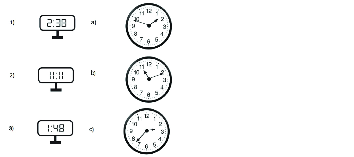 Ejercicio tipos de reloj