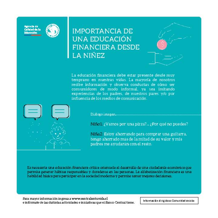 Importancia de la educación financiera desde la niñez