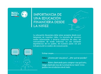 Importancia de la educación financiera desde la niñez