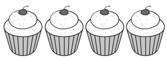 4 pasteles 4 pasteles