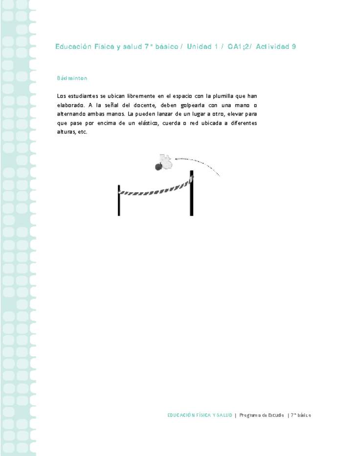 Educación Física 7 básico-Unidad 1-OA1;2-Actividad 9