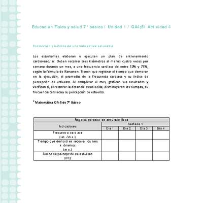 Educación Física 7 básico-Unidad 1-OA4;5-Actividad 4