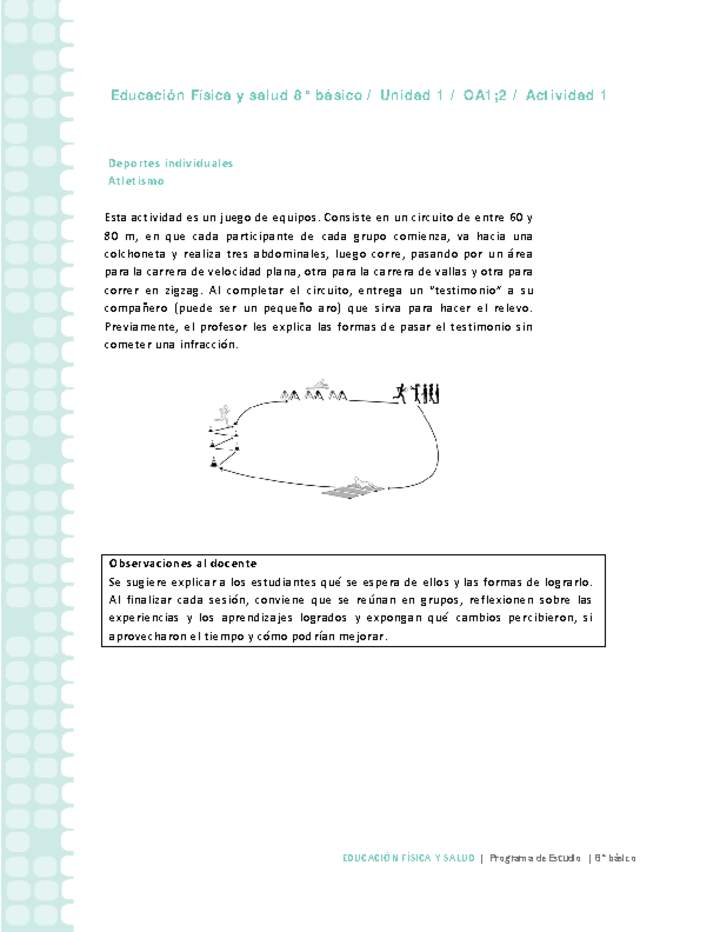 Educación Física 8 básico-Unidad 1-OA1;2-Actividad 1