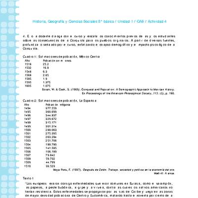 Historia 8° básico-Unidad 1-OA6-Actividad 4