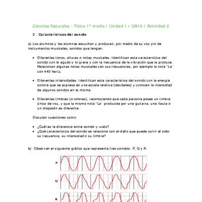 Ciencias Naturales 1 medio-Unidad 1-OA10-Actividad 2