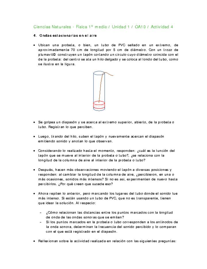 Ciencias Naturales 1 medio-Unidad 1-OA10-Actividad 4