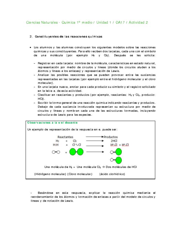 Ciencias Naturales 1 medio-Unidad 1-OA17-Actividad 2