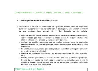 Ciencias Naturales 1 medio-Unidad 1-OA17-Actividad 2