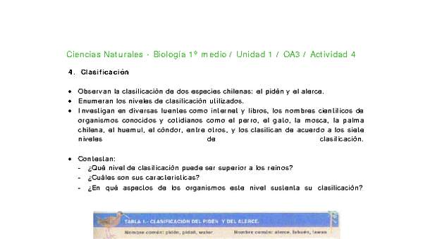 Ciencias Naturales 1 medio-Unidad 1-OA3-Actividad 4