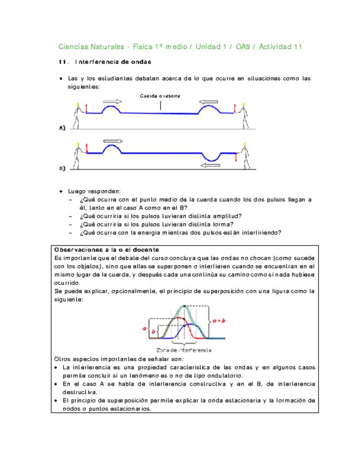 Ciencias Naturales 1 medio-Unidad 1-OA9-Actividad 11