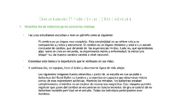 Ciencias Naturales 2 medio-Unidad 1-OA1-Actividad 6