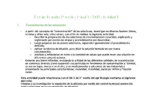 Ciencias Naturales 2 medio-Unidad 1-OA15-Actividad 5