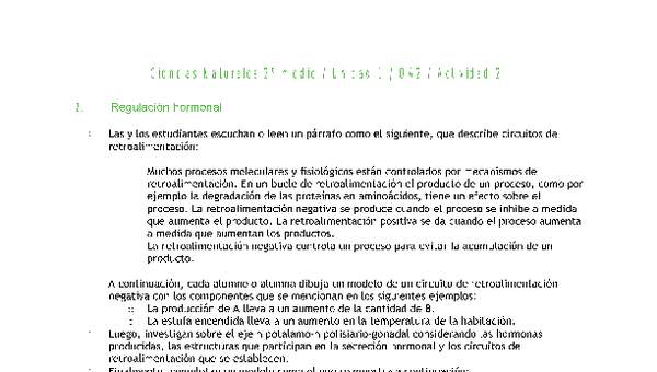 Ciencias Naturales 2 medio-Unidad 1-OA2-Actividad 2