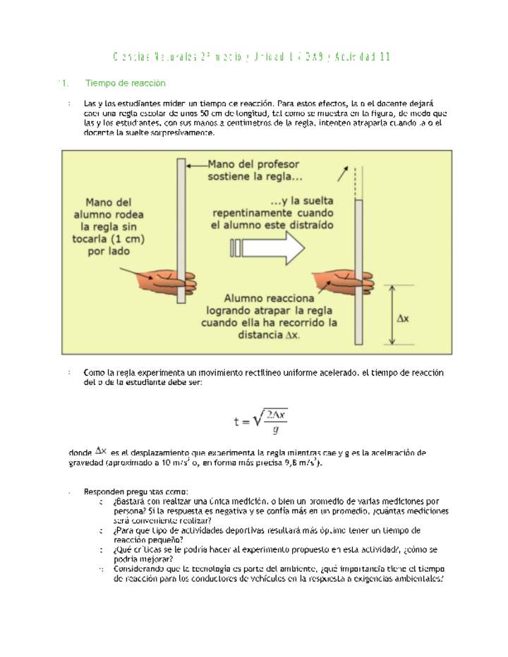 Ciencias Naturales 2 medio-Unidad 1-OA9-Actividad 11