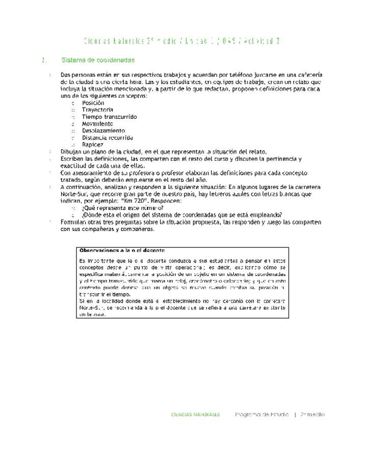 Ciencias Naturales 2 medio-Unidad 1-OA9-Actividad 2