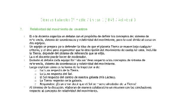 Ciencias Naturales 2 medio-Unidad 1-OA9-Actividad 3