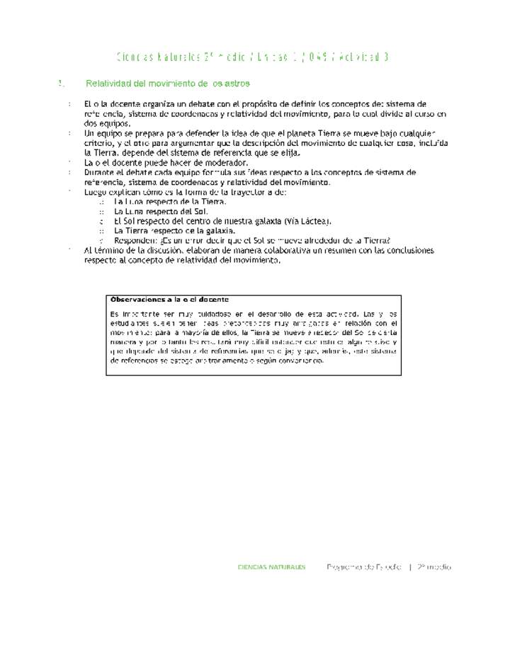 Ciencias Naturales 2 medio-Unidad 1-OA9-Actividad 3