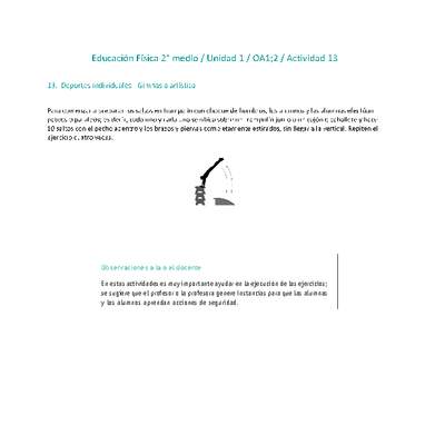 Educación Física 2 medio-Unidad 1-OA1;2-Actividad 13