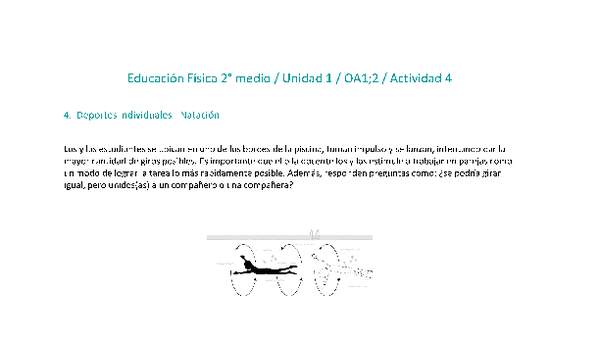 Educación Física 2 medio-Unidad 1-OA1;2-Actividad 4