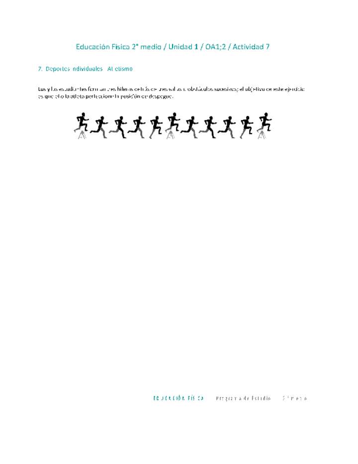 Educación Física 2 medio-Unidad 1-OA1;2-Actividad 7