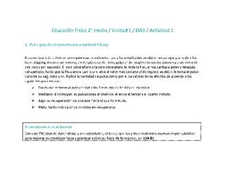 Educación Física 2 medio-Unidad 1-OA3-Actividad 1