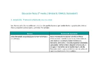 Educación Física 2 medio-Unidad 1-OA4;5-Actividad 5