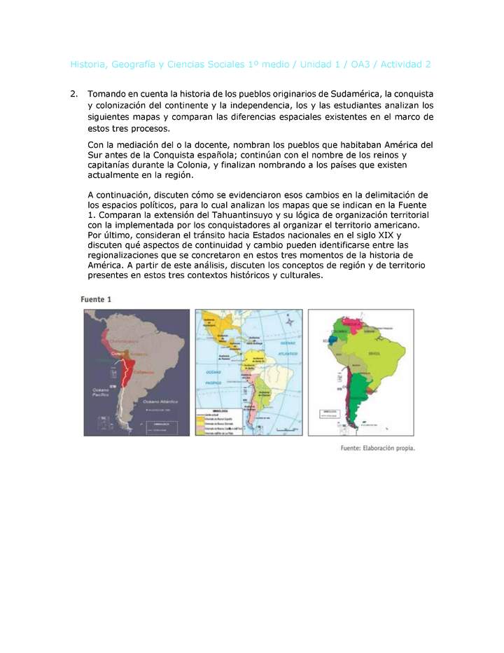 Historia 1 medio-Unidad 1-OA3-Actividad 2