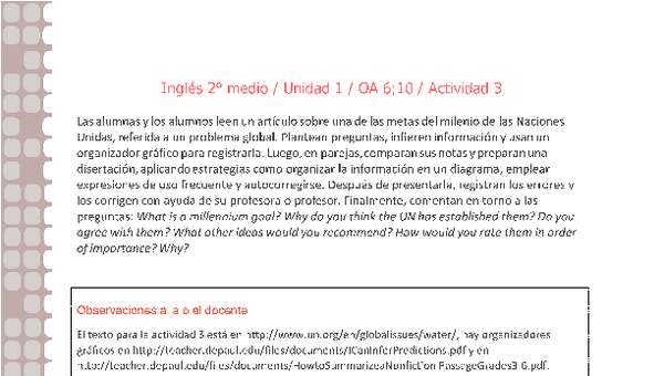 Inglés 2 medio-Unidad 1-OA6;10-Actividad 3