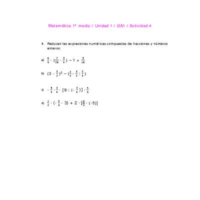 Matemática 1 medio-Unidad 1-OA1-Actividad 4