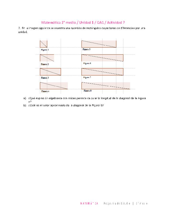 Matemática 2 medio-Unidad 1-OA1-Actividad 7