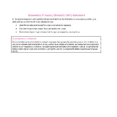 Matemática 2 medio-Unidad 1-OA7-Actividad 4