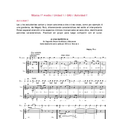 Artes Musicales 1 medio-Unidad 1-OA3-Actividad 7