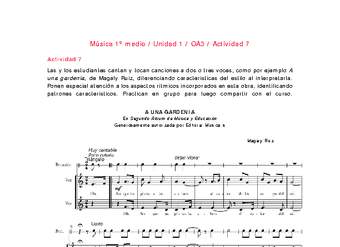 Artes Musicales 1 medio-Unidad 1-OA3-Actividad 7