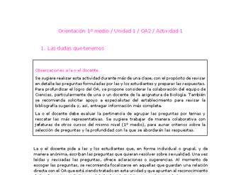 Orientación 1 medio-Unidad 1-OA2-Actividad 1