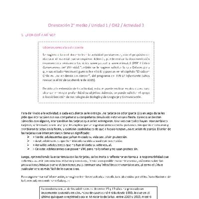 Orientación 2 medio-Unidad 1-OA2-Actividad 3