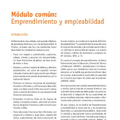 Módulo 00 - Emprendimiento y empleabilidad contabilidad