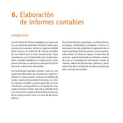 Módulo 06 - Elaboración de informes contables