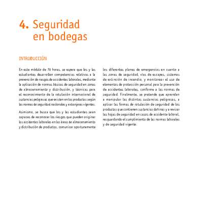 Módulo 04 - Seguridad en bodegas