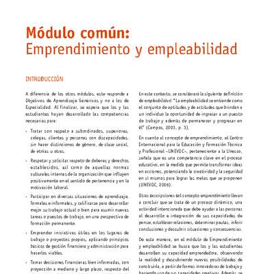 Módulo 00 - Emprendimiento y empleabilidad agropecuaria